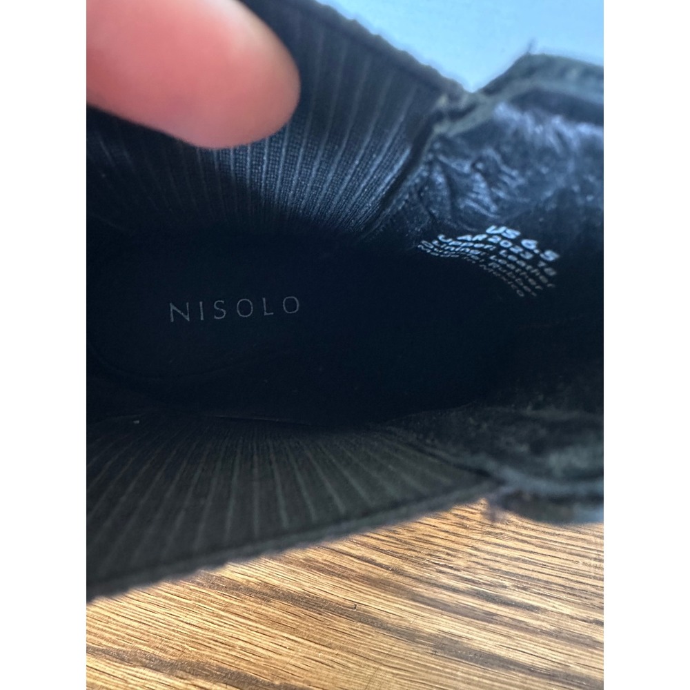 Nisolo Carmen 2.0 Chelsea Boot Womens 6.5 Black Leather Ankle Boots New w/o box - Picture 9 of 9